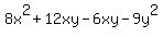 +8x%5E2%2B12xy-6xy-9y%5E2+
