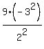 +9%28-3%5E2%29%2F2%5E2+