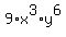 +9%2Ax%5E3%2Ay%5E6+