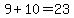 +9%2B10=23