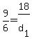 +9%2F6+=+18%2Fd%5B1%5D+