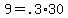 +9+=+.3%2A30+