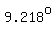 +9.218%5Eo+
