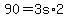 +90+=+3s%2A2+
