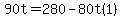 +90t+=+280+-+80t++++++++++++++++%0D%0A%281%29+%7B%7B%7B+170t+=+280+
