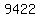 +9422