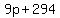 +9p+%2B+294+
