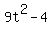 +9t%5E2+-+4
