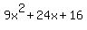 +9x%5E2%2B24x%2B16
