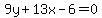 +9y%2B13x-6=0%3B
