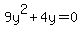 +9y%5E2%2B4y=0+