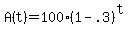 +A%28t%29+=+100%2A%28+1+-+.3+%29%5Et+