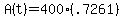 +A%28t%29+=+400%28.7261%29+