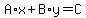 +A%2Ax+%2B+B%2Ay+=+C+