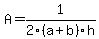 +A=1%2F2%28a%2Bb%29h