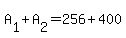 +A%5B1%5D+%2B+A%5B2%5D+=+256+%2B+400+