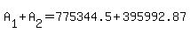 +A%5B1%5D+%2B+A%5B2%5D+=+775344.5+%2B+395992.87+