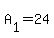 +A%5B1%5D+=+24+