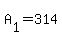 +A%5B1%5D+=+314+