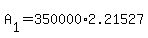 +A%5B1%5D+=+350000%2A2.21527+