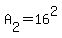 +A%5B2%5D+=+16%5E2+