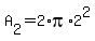 +A%5B2%5D+=+2%2Api%2A2%5E2+