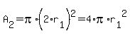 +A%5B2%5D+=+pi%2A%282%2Ar%5B1%5D%29%5E2+=+4%2Api%2Ar%5B1%5D%5E2+