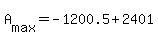 +A%5Bmax%5D+=+-1200.5+%2B+2401+