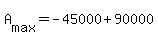 +A%5Bmax%5D+=+-45000+%2B+90000+