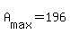 +A%5Bmax%5D+=+196+