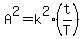 +A%5E2+=+k%5E2%2A%28t%2FT%29+