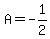 +A+=+-1%2F2