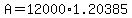 +A+=+12000%2A1.20385+