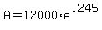 +A+=+12000%2Ae%5E.245+