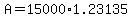 +A+=+15000%2A1.23135+