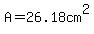 +A+=+26.18cm%5E2+