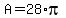 +A+=+28%2Api+