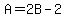 +A+=+2B-2+