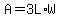 +A+=+3L%2AW+