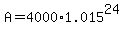 +A+=+4000%2A1.015%5E24+