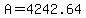 +A+=+4242.64+