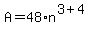 +A+=+48%2An%5E%28+3%2B4%29+