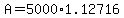 +A+=+5000%2A1.12716+
