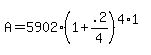 +A+=+5902%2A%28+1+%2B+.2%2F4+%29%5E%284%2A1%29+