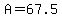 +A+=+67.5+