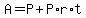 +A+=+P+%2B+P%2Ar%2At+