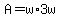 +A+=+w%2A3w