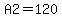 +A2+=+120+