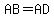 +AB=AD