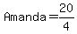 +Amanda=20%2F4
